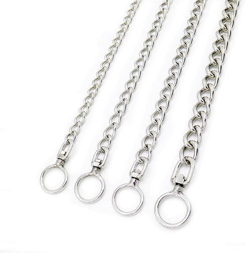 Chain Dog Training Choke Collar: Stainless Steel, 18in, 3.0mm with Swivel