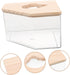 Clear Acrylic Hamster Sand Bath Container - Multi-Functional Pet Sandbox