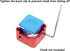 Portable Pool Cue Chalk Holder, Billiard Cue Snooker Accessory