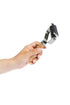 Pet Undercoat Rake for Dogs and Cats - Double-Sided Steel Blade for Shedding Control with Wooden Handle