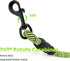 Mile High Life Comfortable Padded Handle Dog Leash - Heavy Duty 4 Feet Mountain Climbing Rope Leash
