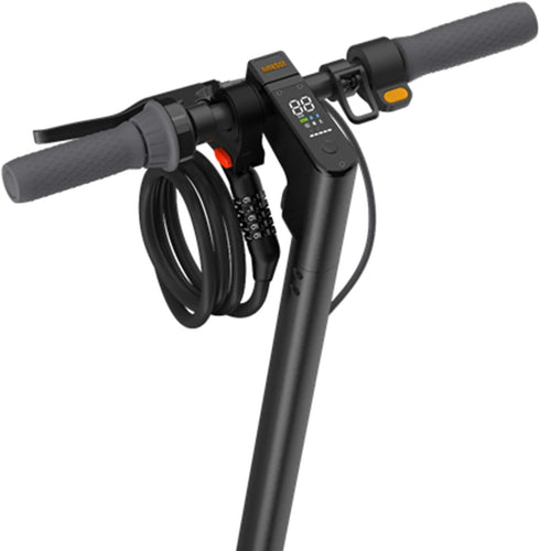 Segway Ninebot Password Cable Lock for Bikes and Scooters, Color: Black