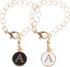 VANZACK 2pcs Letter Charm Hanging Chain for Tumbler Cup Handle, Small Delicate Pendant