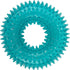ASPCA Squeaky Puppy Teething Spikey Glitter Ring Chew Toy - Non-Toxic TPR Rubber for Small to Medium Dogs - Random Color