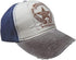 Vintage Baseball Cap, Fashion Rivets Cross Letters Denim Cotton Frayed Edge Sunhat Adjustable Unisex