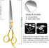 HASHIMOTO Thinning Shears for Dogs | 46 Teeth, 7.0 inch | 30% Thinning Rate | Lightweight and Balanced