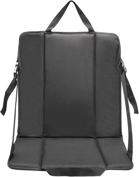 Pozico Portable Stadium Seat Cushion with Backrest for Bleacher, Lightweight Foldable Seat for Outdoor Sports, Concerts