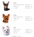 Classic Striped Teacup Pet Dog T-Shirts, 100% Cotton Tank Vest for Small Dogs, Sleeveless Clothes for Chihuahua