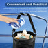 Trivolein 11.89-15.59Gal Boat Trash Can, Waterproof Nylon Boat Trash Bag Holder, Portable Foldable Marine Garbage Bin