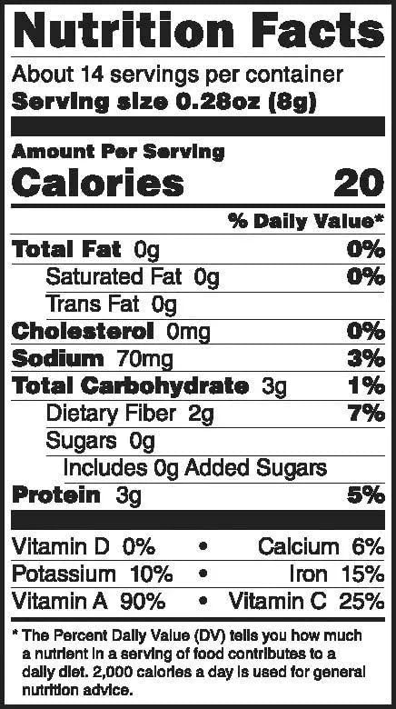 Dehydrated Spinach - Non-GMO & USA Made