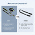 Hikeen Ski Carrier Straps, Adjustable Anti-slip Shoulder Slings for Poles and Boot Downhill Skis