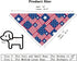 2 Pack Dog and Cat Bandanas - Washable Adjustable Triangle Pet Scarf Bibs for Small, Medium, Large Dogs and Cats