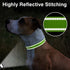 Taglory Reflective Adjustable Dog Collars for Puppy Small Medium Large Dogs with Quick Release Plastic Buckle (Green,