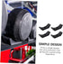 SUPVOX 4pcs Dumbbell Rack Storage Shelves, Gym Equipment Wood Tray Dumbbell Organizer, Wall Mounted Shelves for Storage