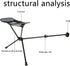 kjcbkcb Hammock Camping Chair Foot Rest, Camp Chair Footrest Foldable Camping Footrest Retractable Camp Footrest Chair