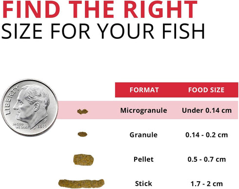 Fluval Bug Bites Fish Food for Shrimp, Granules for Small to Medium Fish, 1.06 oz. (Brown)