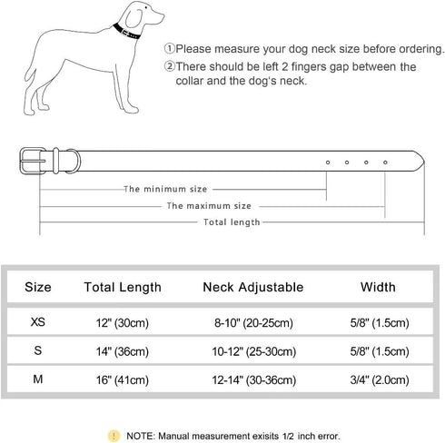Beirui Bling Rhinestone Dog Collar, Cute Bedazzled PU Leather Collar with Sparkling Crystals for Small Medium Dogs