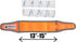 Hi-Vis Dog Cooling Collar, Orange Reflective Re-Freezable Ice Collar for Small Dogs