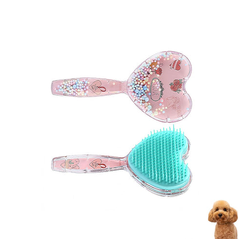 Small Dog Brush, Soft Dog Grooming Comb for Shih Tzus, Yorkies, Maltipoos,