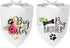 2 Packs Big Sister Brother Pregnancy Announcement Dog Bandana, Gender Reveal Photo Prop, Pet Scarf Accessories