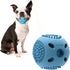 Durable Squeaky Dog Balls for Small Dogs and Puppies, Rubber Balls for Moderate Chewers, Blue