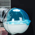 Hamster Bathroom Sand Bath Container, Removable Iron Wire Acrylic Cage Accessories for Gerbil Syrian Hamster Mouse