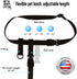 The Buddy System Adjustable Hands-Free Dog Leash for Running and Training Service Dogs, USA Made, Large Belt