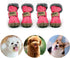 Snow Small Dog Boots, Waterproof Antiskid Shoes, Warm Skidproof Booties for Puppy Play (XL, Pink)