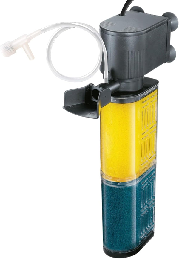 Fish Tank Filter, Ultra Quiet 400GPH Submersible Sponge Filter for 30~100 Gallon
