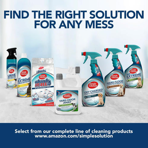 Simple Solution Extreme Pet Stain and Odor Remover, 32 Ounces, Enzymatic Cleaner with 3X Pro-Bacteria Power
