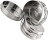 Toyvian Outdoor Camping Cookware Set Stainless Steel Pot Pan Set Foldable Handle
