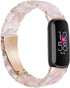 Wongeto Bands for Fitbit Luxe/Luxe SE, Resin Wristband Strap with Stainless Steel Buckle Replacement Bands