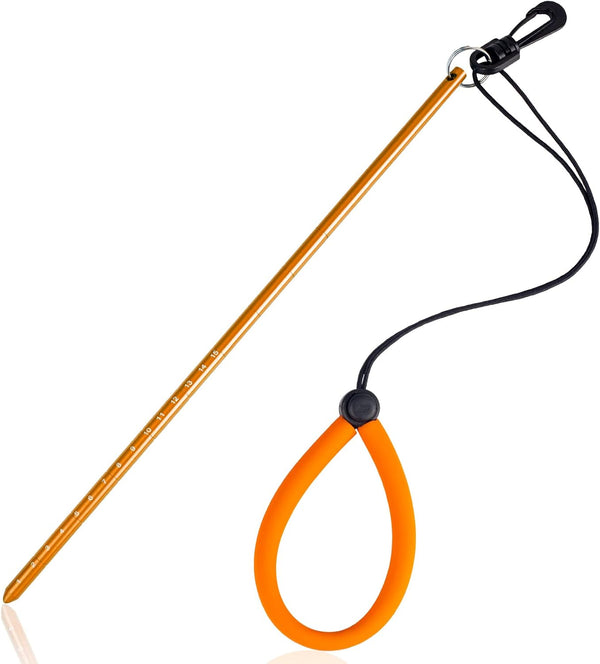 Pecihiko Scuba Diving Stick, 13'' Aluminium Alloy Lobster Tickle Stick Pointer Rod with