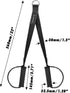 KYLIN SPORT Long Stirrup Handle with Metal Carabiner Cable Machine Attachments Resistance Band Handles Silicon Grips Fitness Strap