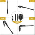 Survival Folding Shovel (28.3'') Camping Multitool with Pickaxe, Compass, Whistle, Molle Bag for Emergency