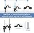HLOGREE Kayak Handles 2/4 Pack, Replacement Handles with Rivets for Various Kayak Models
