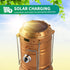 LED Camping Lantern, Solar and Rechargeable, Collapsible Portable Light for Daily Use and Emergencies