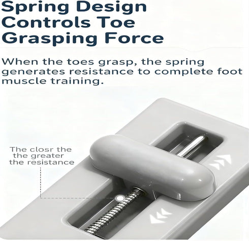 Galaxomny Newly Upgraded Multi-Function Foot Arch Trainer, Unique Gray, Plantar Fasciitis Relief & Arch Support