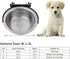 Dog Bowls, Dripless Water Bowl for Small Dogs, Stainless Steel Feeding Bowl for Cats and Pets