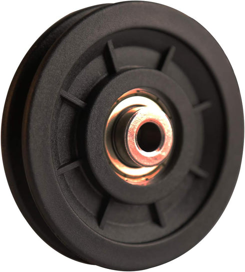 LFJ 90mm/3.5" Nylon Bearing Pulley Wheel for Gym Equipment Part Cable Machine