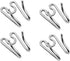 Dog Collar Extra Links for Herm. Sprenger Collar, 4 Pack Steel Chrome Plated Training Collar Links (2.25mm, Silver)