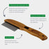 alcott Bamboo Groom Rotating Pin Comb with 41 Rounded Pins for Pet Grooming
