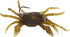 RTLR 8pcs 13cm 33.5g 3D Artificial Crab Bait, Fishing Tackle Simulation Crab Soft Bait Lure with Hooks for Saltwater