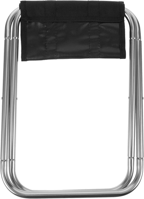 Yardwe Lightweight Aluminum Folding Stool Portable Camping Bench with Storage Bag Footrest