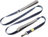 BUILT Pet Nightsafe Dog Leash, Medium, Navy and Yellow