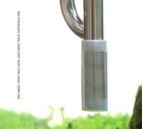baoauh 3pcs Water(23mm) Aquarium Stainless Steel Mesh Filter Guard Aquarium Filter Stainless Steel Inlet Protective Net