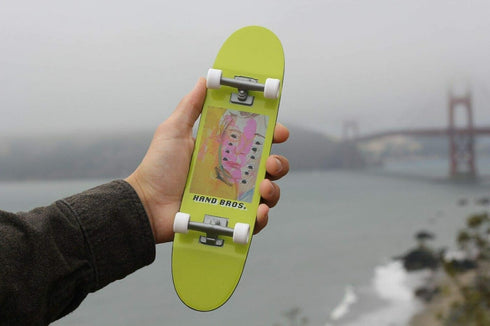 HANDBROS Handboard Skateboard, 27cm 10.5 inch Tech Large Finger Board with Grip