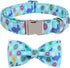 ARING PET Easter Dog Collar with Bow, Adjustable Cute Egg Rabbit Bowtie for Small Medium Large Dogs