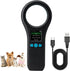 Treamvp Pet Microchip Scanner, ISO11784/85/FDX-B/EMID Handheld Animal Micro Chip Reader 134.2KHz/125KHz Rechargeable Pet