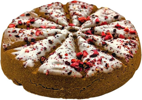 The Lazy Dog Happy Birthday Pie Dog Treat, 6 in. 5 oz. for Special Friends Celebration